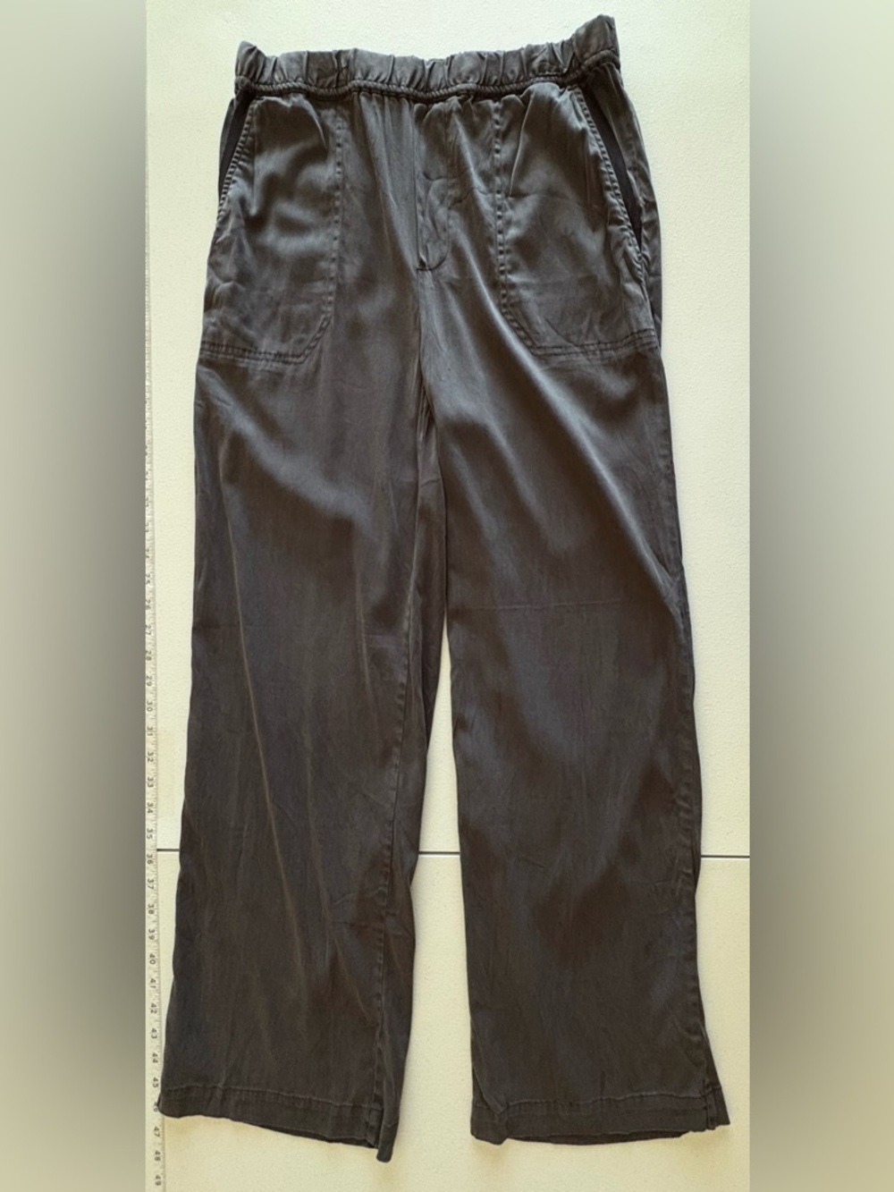 Small Soft Surroundings Charcoal Lyocell Blend Elastic Waist‎ Pants